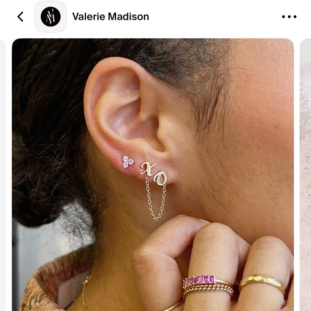 REAL 14k SOLID YELLOW GOLD EARRINGS